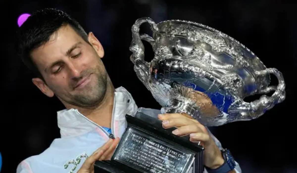 Emotional Djokovic
